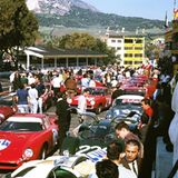 Die Hektik in der Start-Aufstellung gehört zur Targa Florio