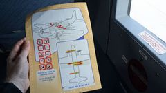 Sicherheitskarte der KLM DC-3