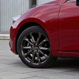 Die schwarzen Felgen sind Teil der Nakama-Ausstattung