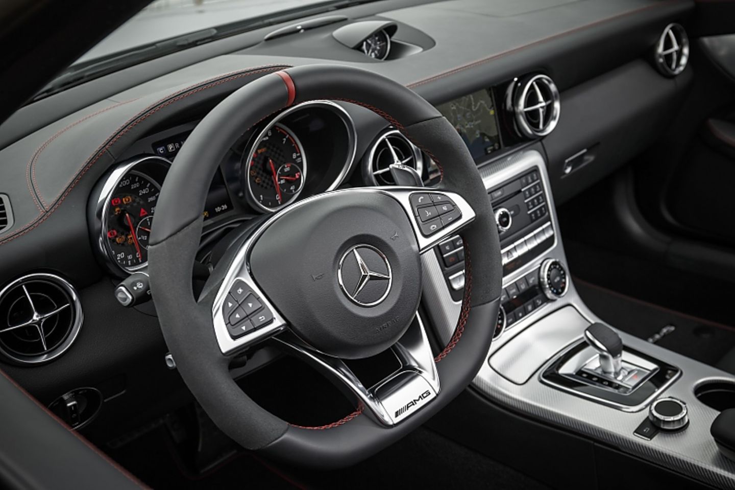 Mercedes AMG SLC 43 - der Innenraum ist weitgehend unverändert