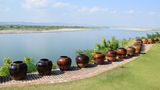 Blick vom Hochufer auf den Irrawaddy