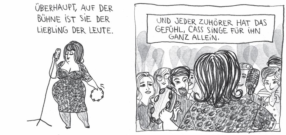 The Mamas & the Papas Illustration Cass Elliot