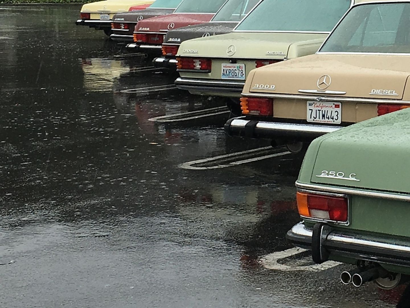 Mercedes Motoring - Klassikertreffen bei strömendem Regen