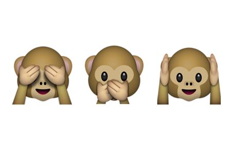 Emoji Affen
