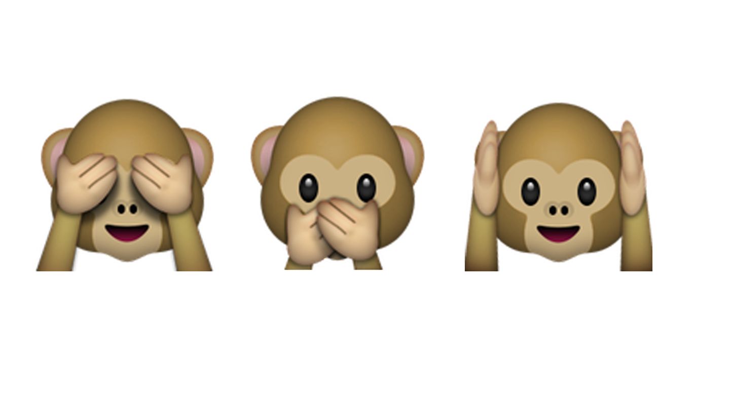 Emoji Affen