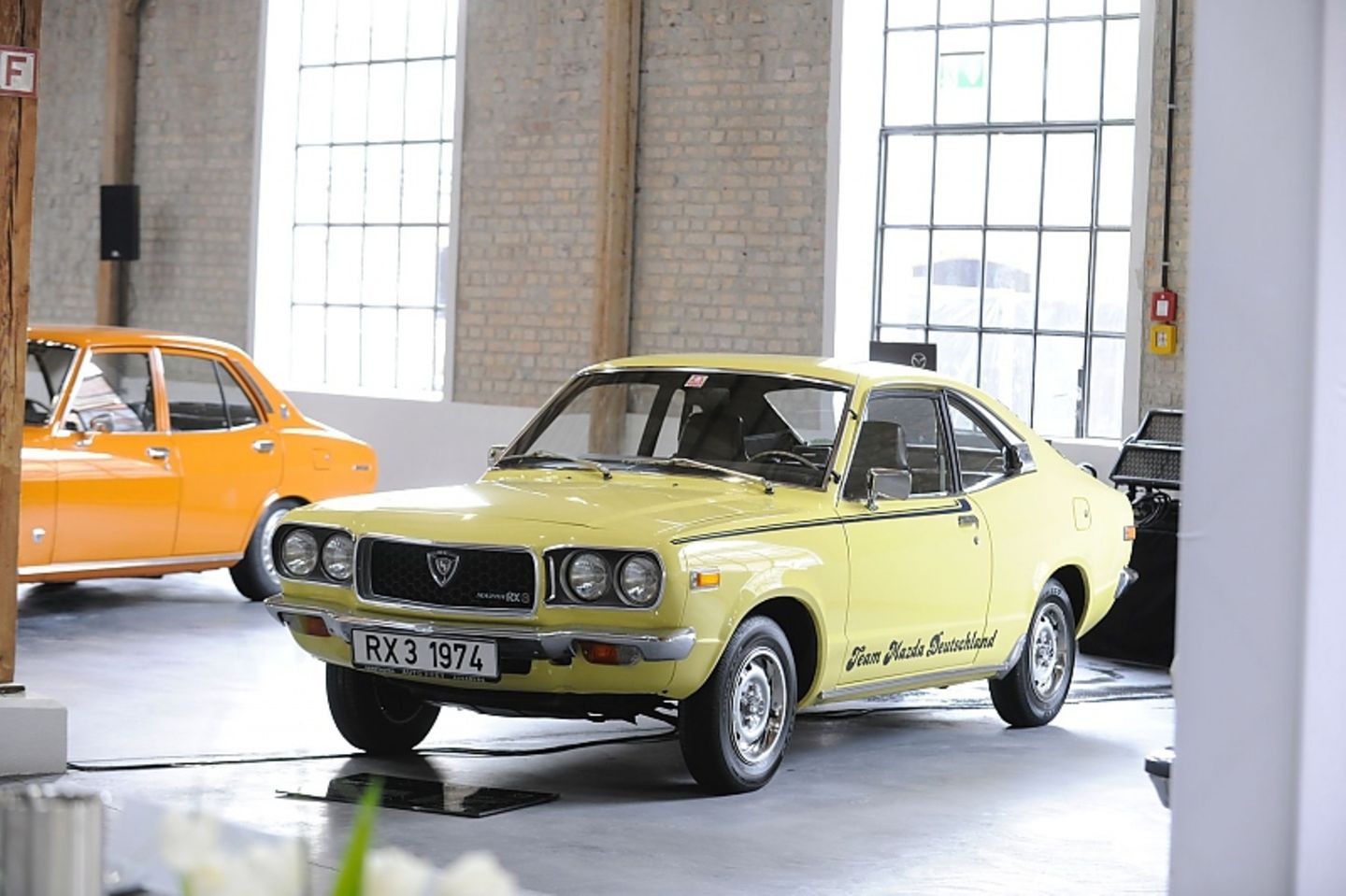Auch ein Mazda RX-3 steht in der Sammlung