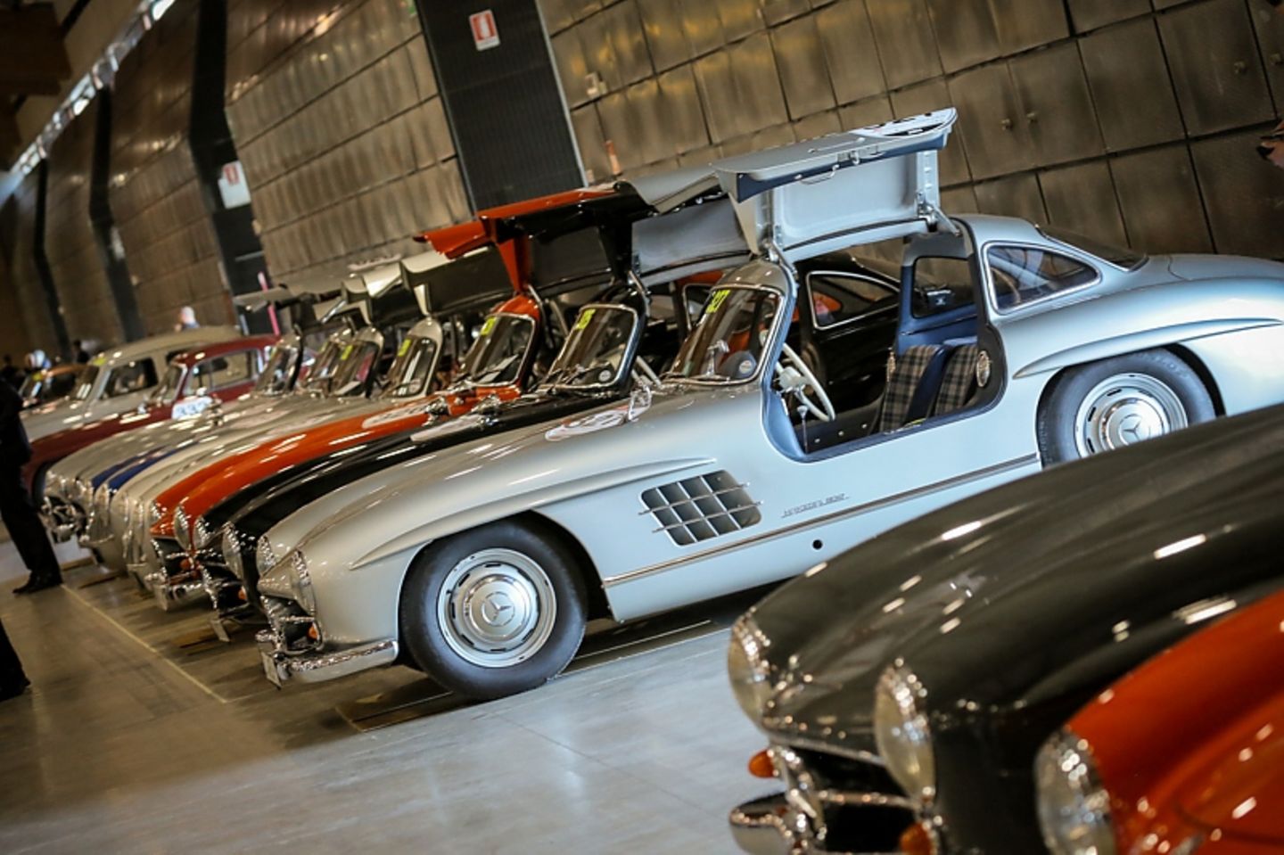 Mille Miglia - mit der technischen Abnahme geht es los