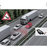 Der Stau-Assistent agiert teilweise autonom