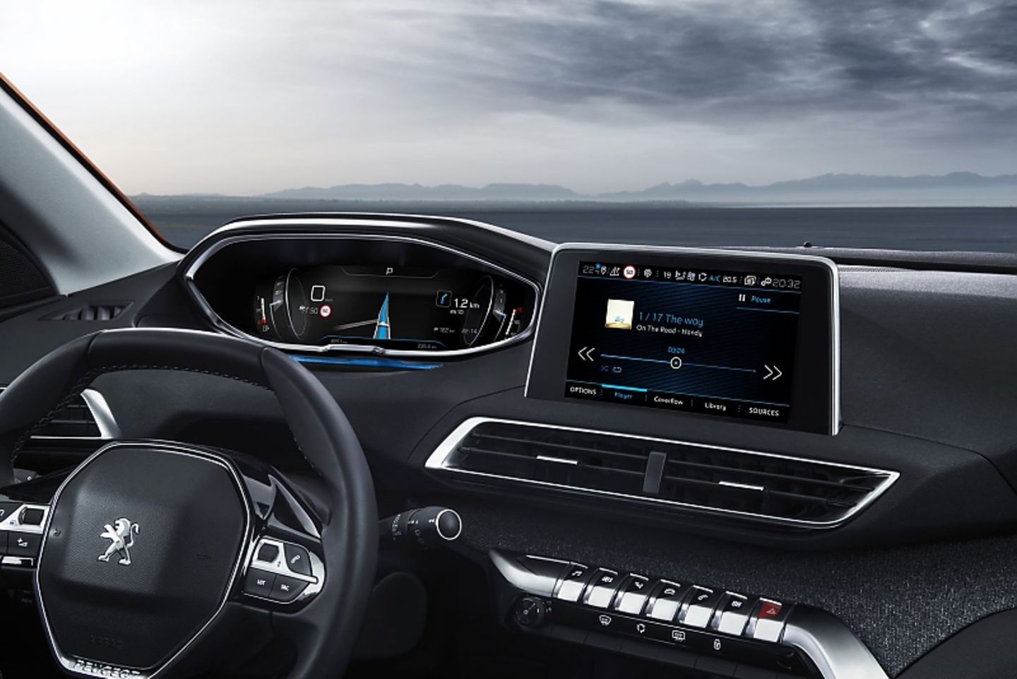 Das neue i-Cockpit bietet mehr Technologie als bisher