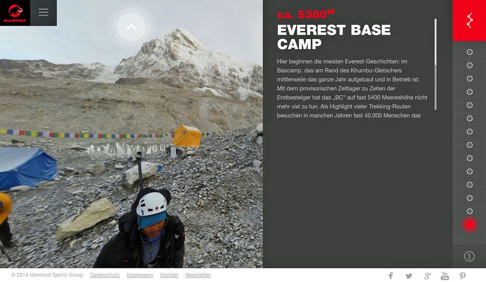Baislager des Mount Everest