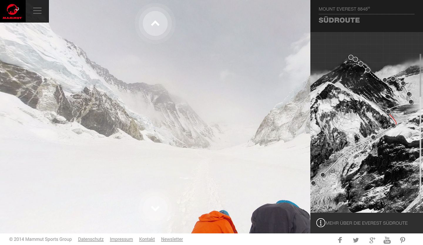 Im Tal des Schweigens auf der Südroute am Everest