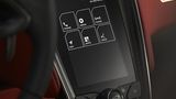 Der hochkant eingebaute Touchscreen des McLaren 570GT.