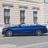 Das Mercedes C400 4Matic Cabriolet ist 4,69 Meter lang