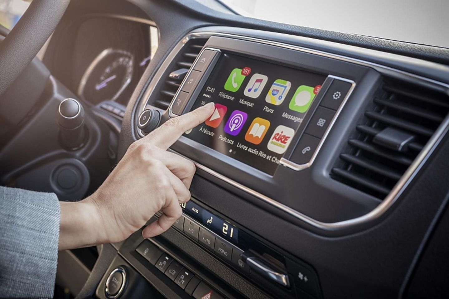 Smartphone-Einbindung im Citroen Jumpy