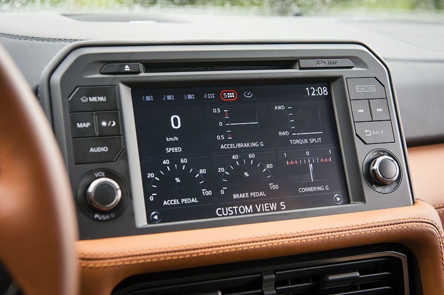 Die Informationen über den Zustand des Autos sind vielfältig