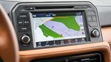 Die Optik des Navigationssystem ist nicht besonders