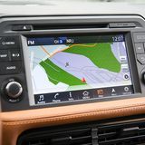 Die Optik des Navigationssystem ist nicht besonders