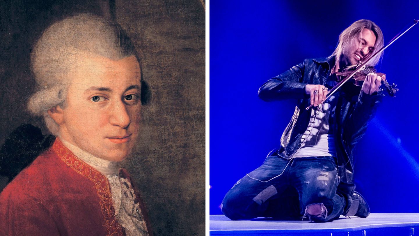 Wolfgang Amadeus Mozart und David Garrett