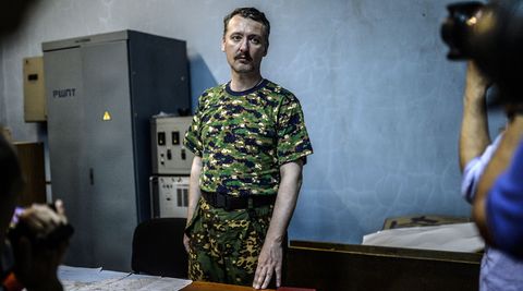 Igor Strelkow im Juli 2014: Bevor er nach Russland zurückkehren mussten, war er einer der führenden Separatisten-Kommandeure.