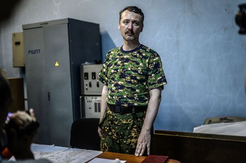 Igor Girkin im Juli 2014: Bevor er nach Russland zurückkehren mussten, war er einer der führenden Separatisten-Kommandeure.