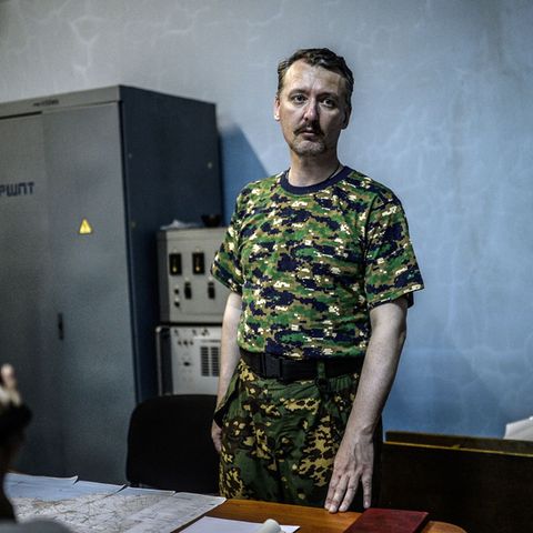 Igor Girkin im Juli 2014: Bevor er nach Russland zurückkehren mussten, war er einer der führenden Separatisten-Kommandeure.