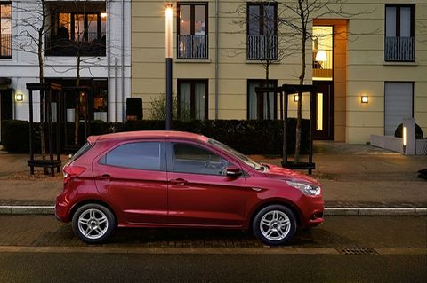 Der Ford Ka+ ist 3,93 Meter lang
