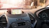 Die Halterung für portable Navis und Mobiltelefone ist clever gelöst