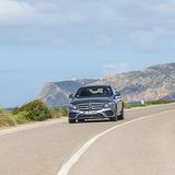 Sein V6-Dieselmotor ist 3,0 Liter groß.