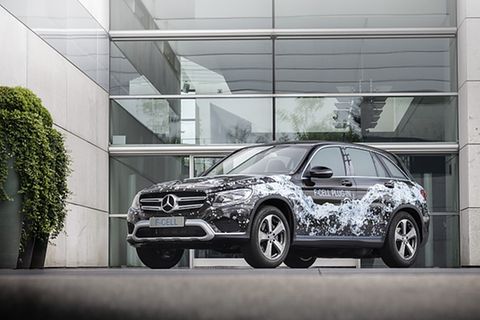 Mercedes GLC Fuel Cell 2017 - optisch kaum zu unterscheiden