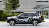 Mercedes GLC Fuel Cell 2017 - die beiden Tanks befinden sich vor der Hinterachse und im Kardantunnel