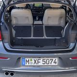 Der Kofferraum hat ein Volumen von 360 bis 1.200 Litern