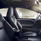 Der Innenraum des Tesla Model S Modell 2017