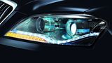 Die Scheinwerfer haben eine markante Tagfahrlicht-Signatur