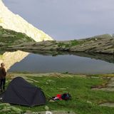 Einsames Zelten: Grande Traversata delle Alpi