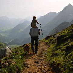 Wandern in den Bergen