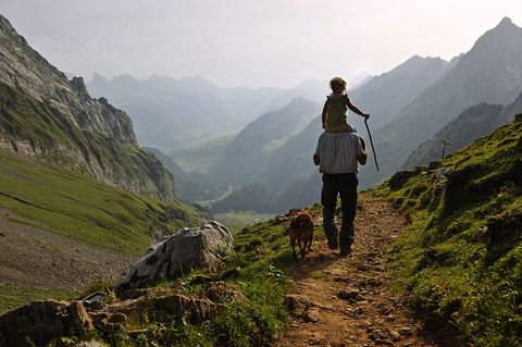Wandern in den Bergen