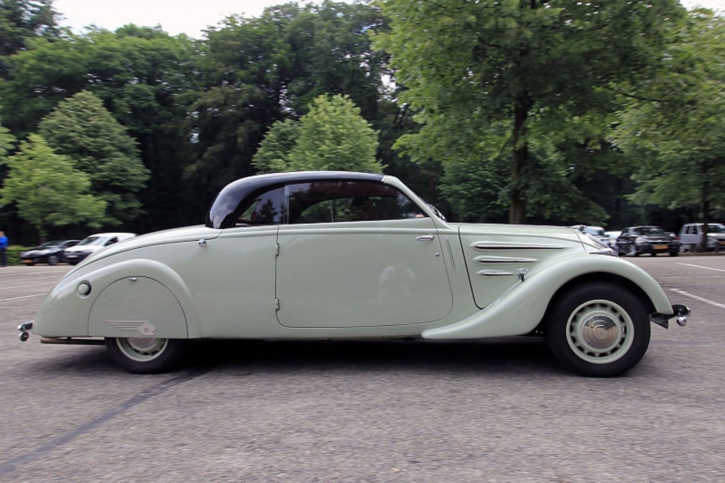 Der 402 Eclipse von 1938 gehörte zu den Hinguckern des Wochenendes.