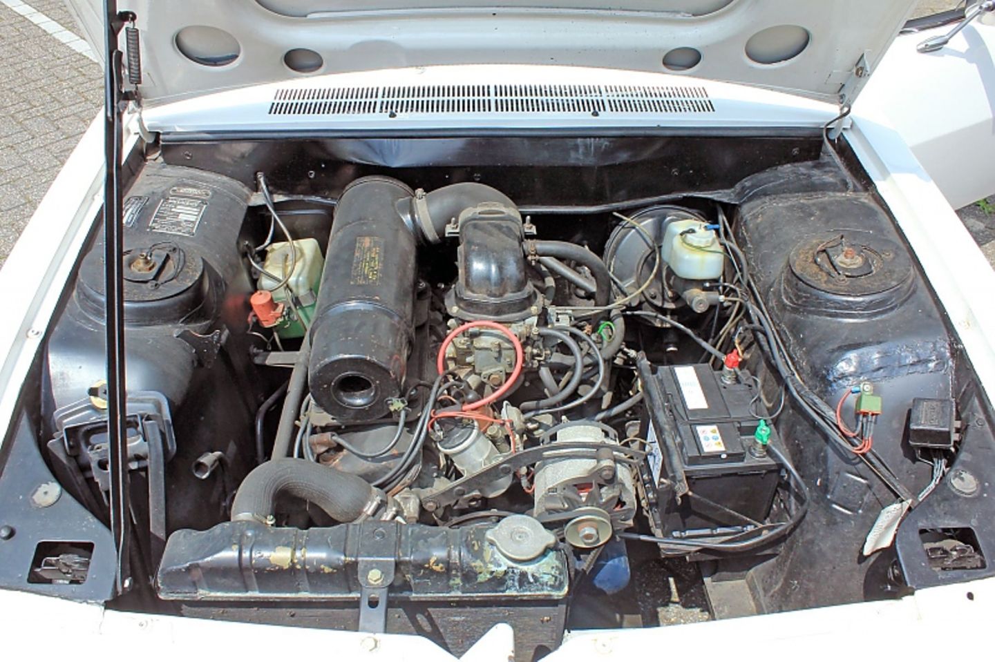 Der 2,0 Liter große Reihenvierzylindermotor.