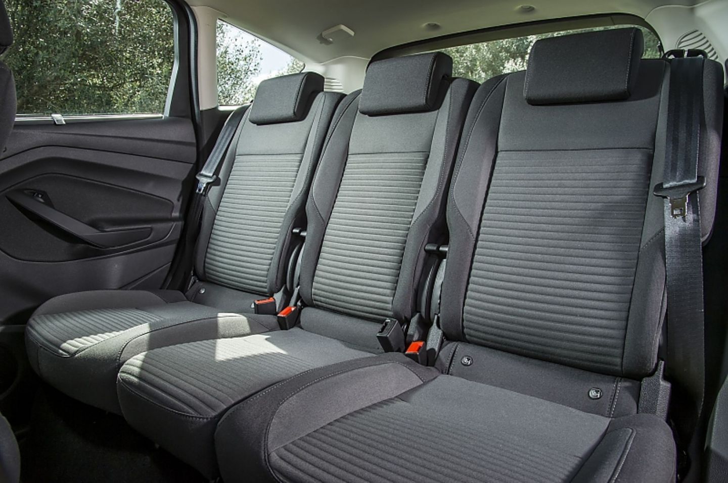 Die drei Einzelsitze im Fond des Ford C-Max.