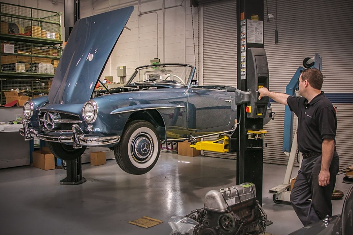 Mercedes 190 SL von Autosammler Aaron Weiss