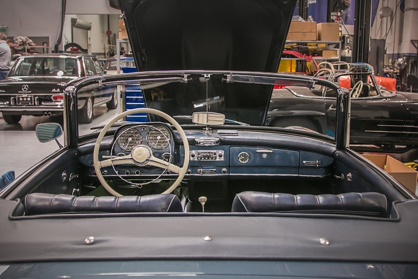 Mercedes 190 SL von Autosammler Aaron Weiss