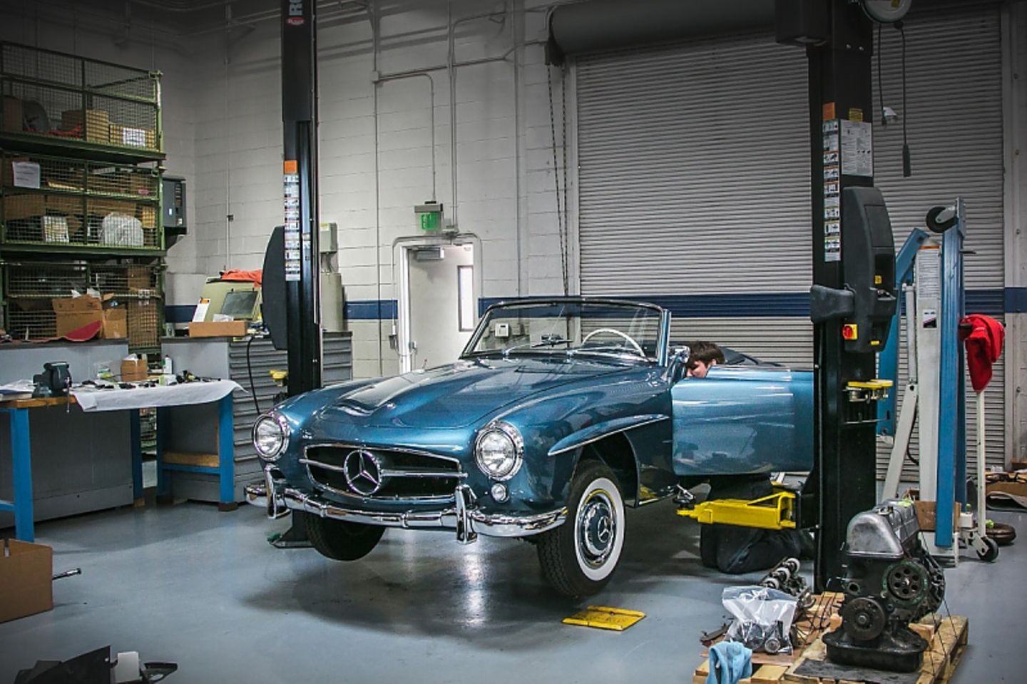 Mercedes 190 SL von Autosammler Aaron Weiss