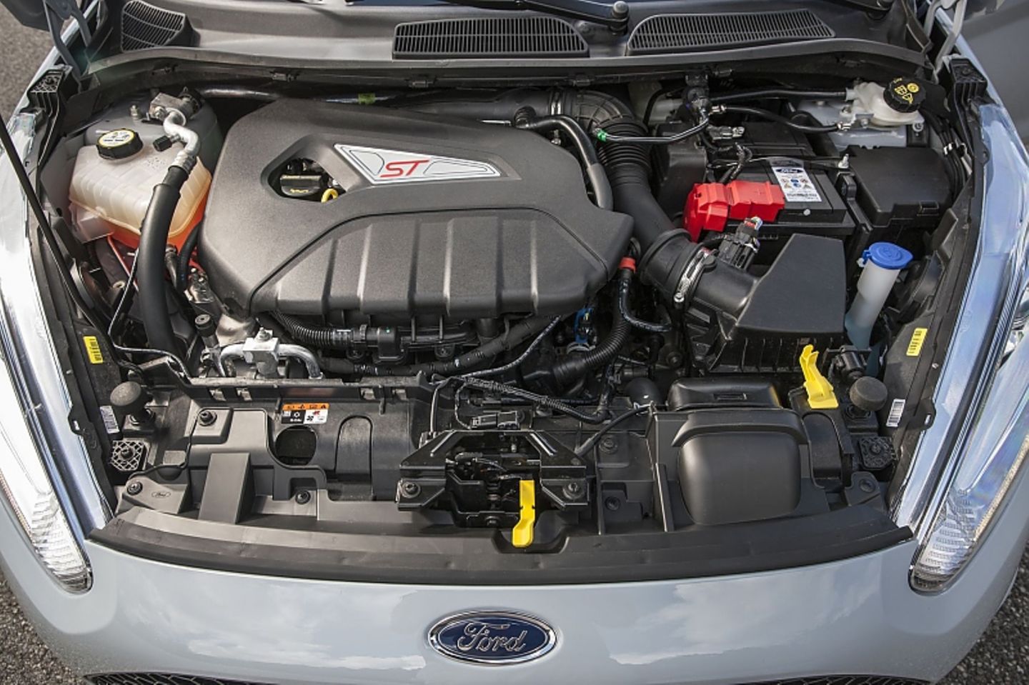 Der 1,6 Liter große Reihenvierzylinder des Ford Fiesta ST200.