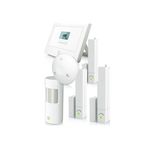 RWE Sicherheitspaket: Start fürs Smart Home  Das RWE-Smart-Home-Sicherheitspaket verbindet verschiedene Bereiche des Hauses mit Rechner und Handy. Dazu wird eine Steuereinheit mit dem Wlan-Router verbunden. Sie übernimmt dann die Kontrolle über Rauch- und ein Bewegungsmelder, zusätzlichen Sensoren an Türen oder Fenstern. Die kontrollieren, ob diese richtig geschlossen sind - und warnen, wenn ein Unbefugter sie öffnet. Auch Sicherheitskameras und smarte Schlösser stehen zur Auswahl.  Das System kann entweder zu bestimmen Tageszeiten scharf gestellt werden oder einfach bei Verlassen des Hauses mit einem zentralen Schalter. Auch die Steuerung per App ist möglich. die infomiert auf Wunsch auch, wenn ungewöhnliches beobachtet wird.  Im Starterpaket sind nur die Zentrale, Rauchmelder und Fenstersensoren. Der Preis: 299 Euro. Kamera, Smartschloss und Co. können separat dazugekauft werden.