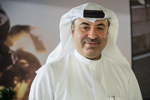 Omar Alfardan mit seiner Autosammlung Doha