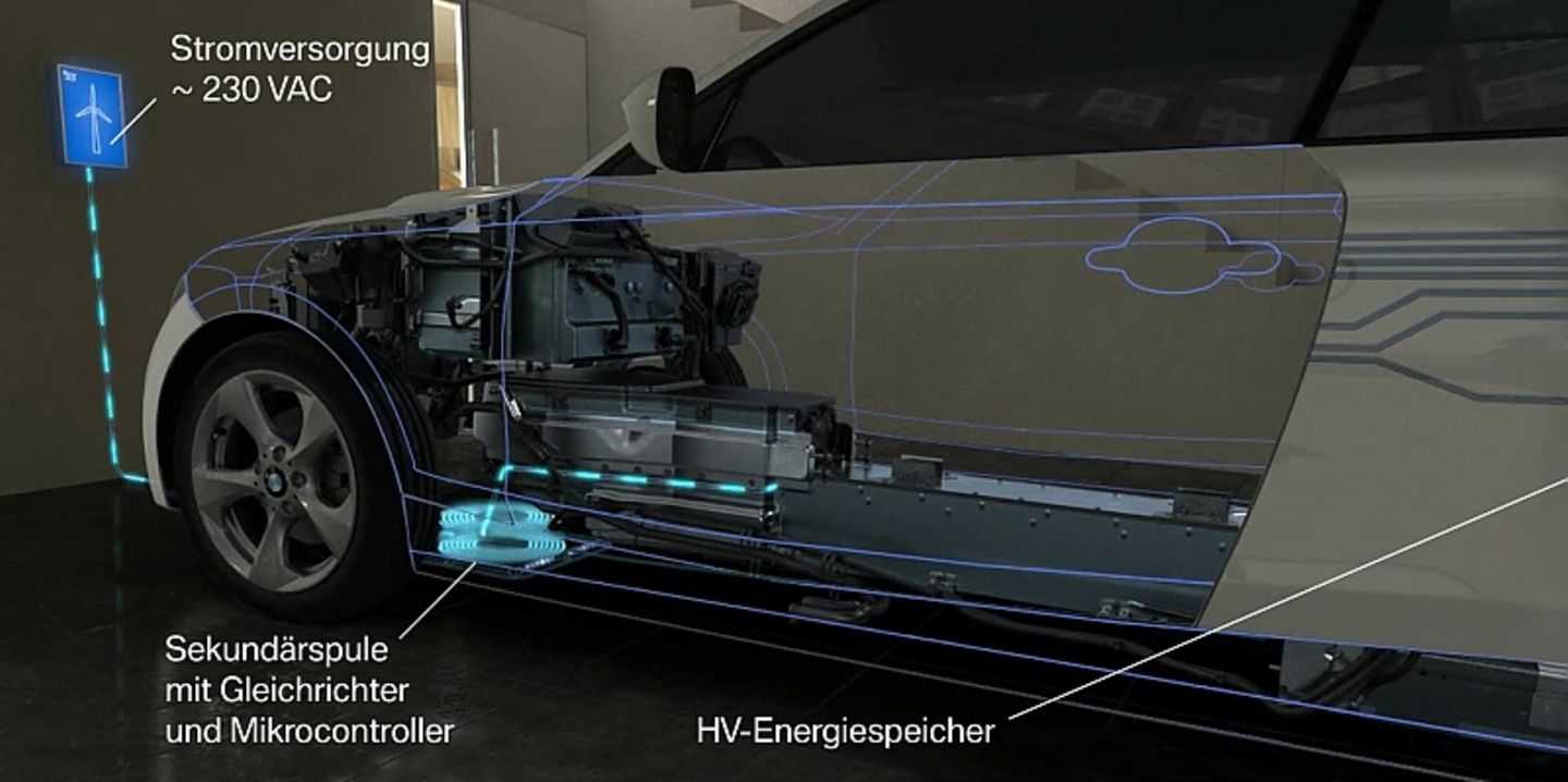 induktives Laden bei BMW