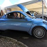Der Riversimple Rasa nimmt auch 1,95 Meter große Fahrer auf.
