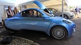 Der Riversimple Rasa nimmt auch 1,95 Meter große Fahrer auf.