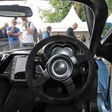 Das Cockpit des Riversimple Rasa.