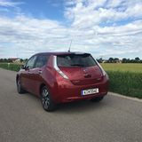 Nissan Leaf Jahrgang 2016 - optisch gewohnt zurückhaltend